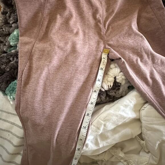 VARLEY Hayden Athletic Leggings X Small XS Mauve Workout Anthropology Athleisure - Picture 9 of 12